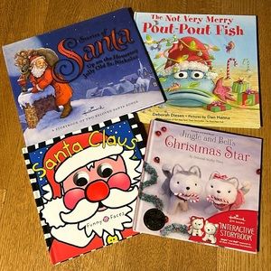 4 Christmas and Santa Hardback Children’s Books Bundle